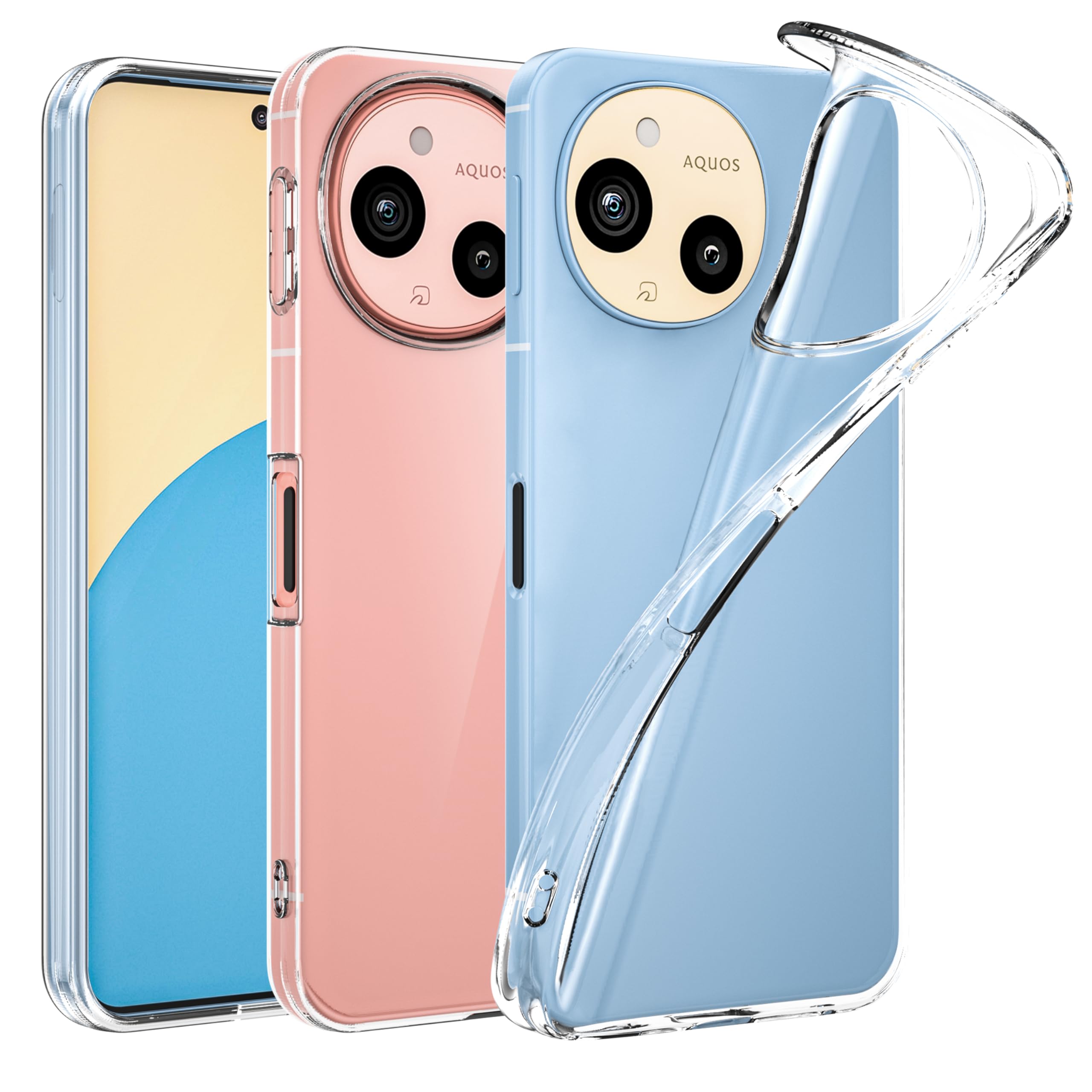 Amazon.co.jp: AQUOS sense10 ケース sense9 用 ケース クリア 薄型 SH