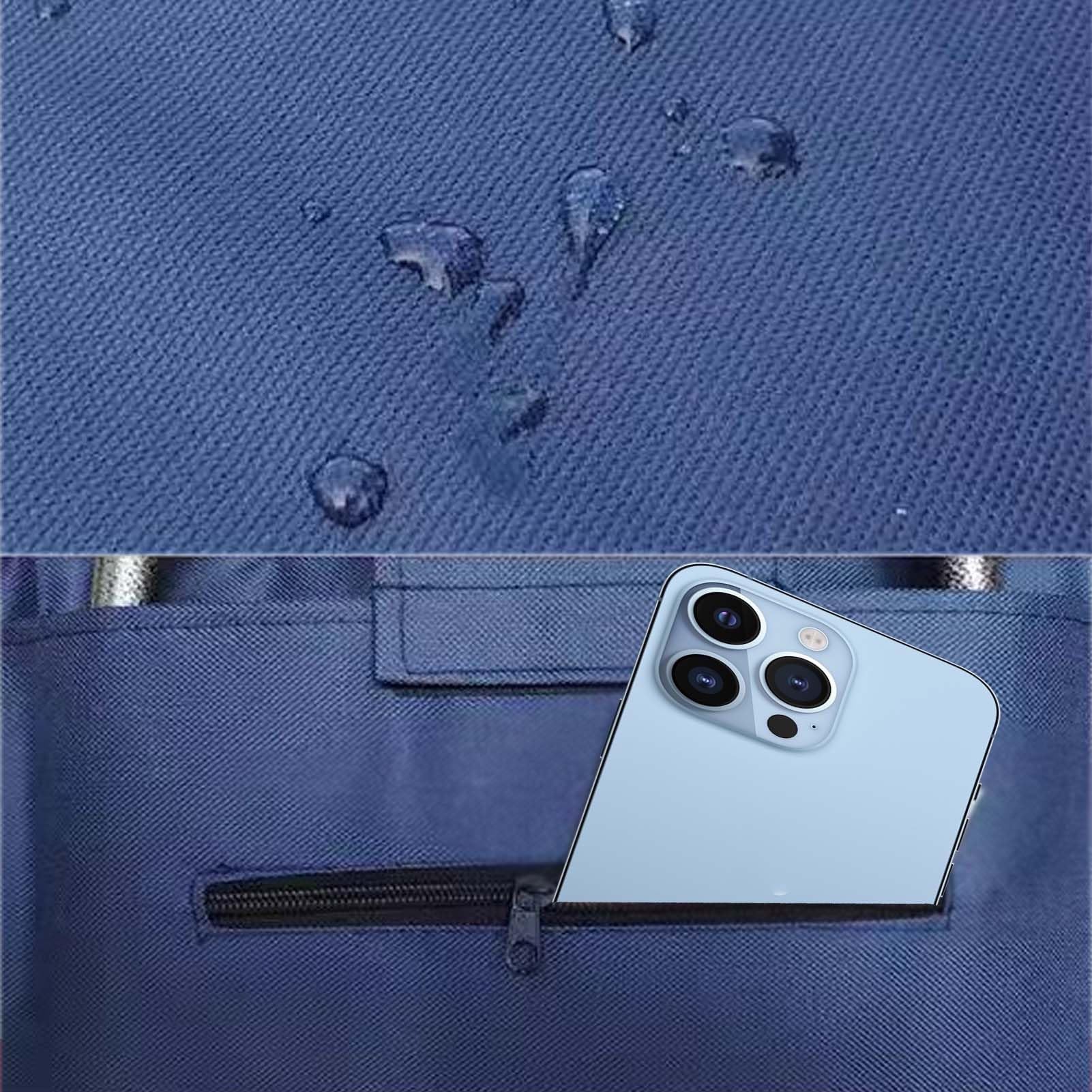 Bolsa de Repuesto para Carrito de Compras - Bolsa Oxford de 37 l, Reutilizable, con Bolsillos Laterales (B)