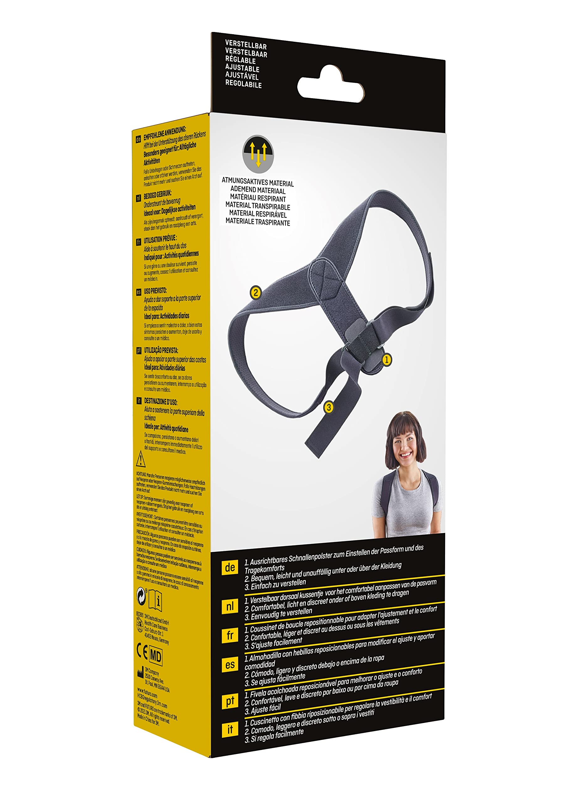 FUTURO Corrector postura 46832, Ajustable