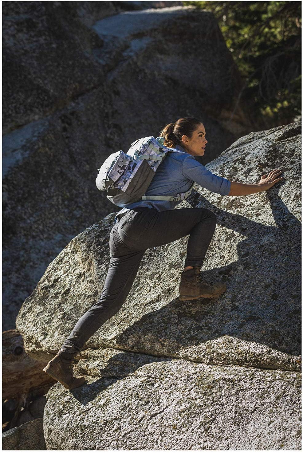 5.11 Tactical MIRA 2-in-1 Backpack, 25L with Detachable Crossbody CCW Conceal Carry Ready Bag, Style 56338 Moss Camo