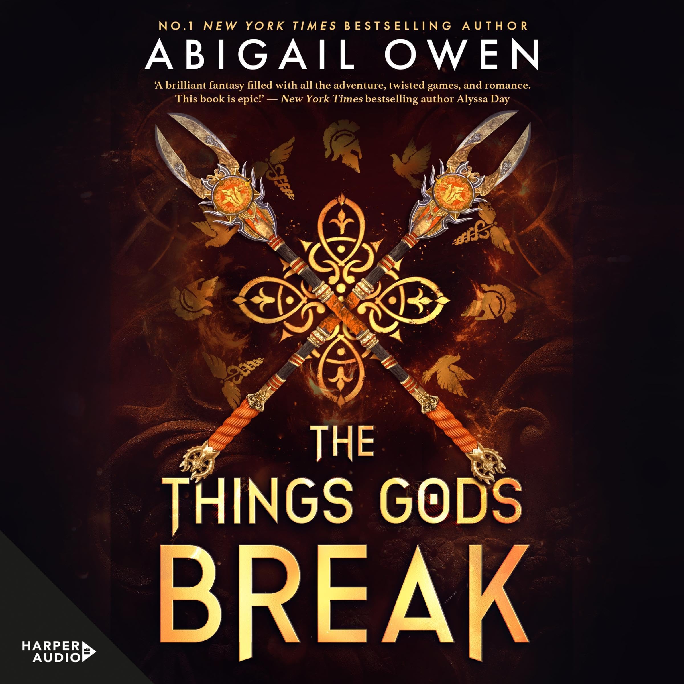 Cover art for The Things Gods Break: the unmissable new 2025 sequel to the international bestselling Greek Gods romantasy The Games Gods Play