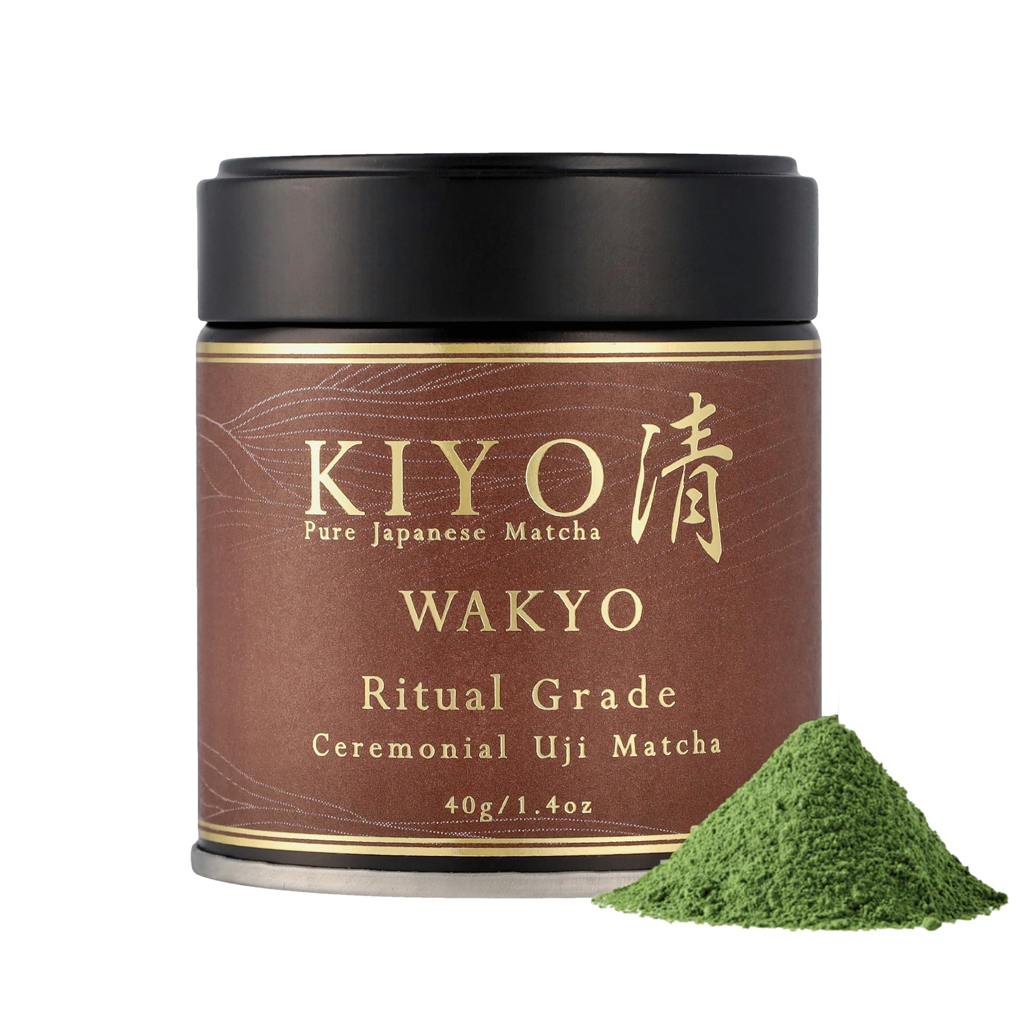 Sponsored Ad - Ritual Grade Wakyo Ceremonial Uji Matcha - Pure Japanese First Harvest Ceremonial Grade Matcha Green Tea Powder from Uji, Japan (40g/1.41oz)