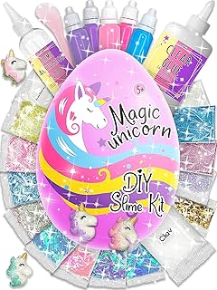 Stocking Stuffer Laevo Unicorn Surprise Cloud Slime Egg – Slime Kit for Girls – Slime Making Kit – DIY Slime Kits Great for Christmas