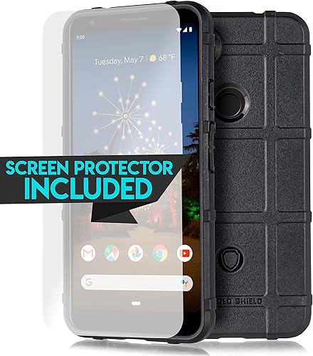 Miniatura 2 de Funda de goma resistente para OnePlus Seven Pro+Temper Glass grueso sólido resistente funda protectora para OnePlus 7 Pro (negro)