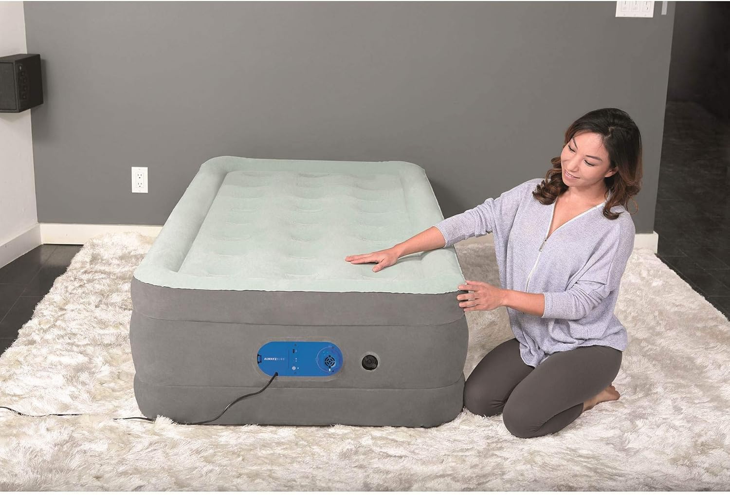 Unpacking the Bestway AlwayzAire Queen Airbed