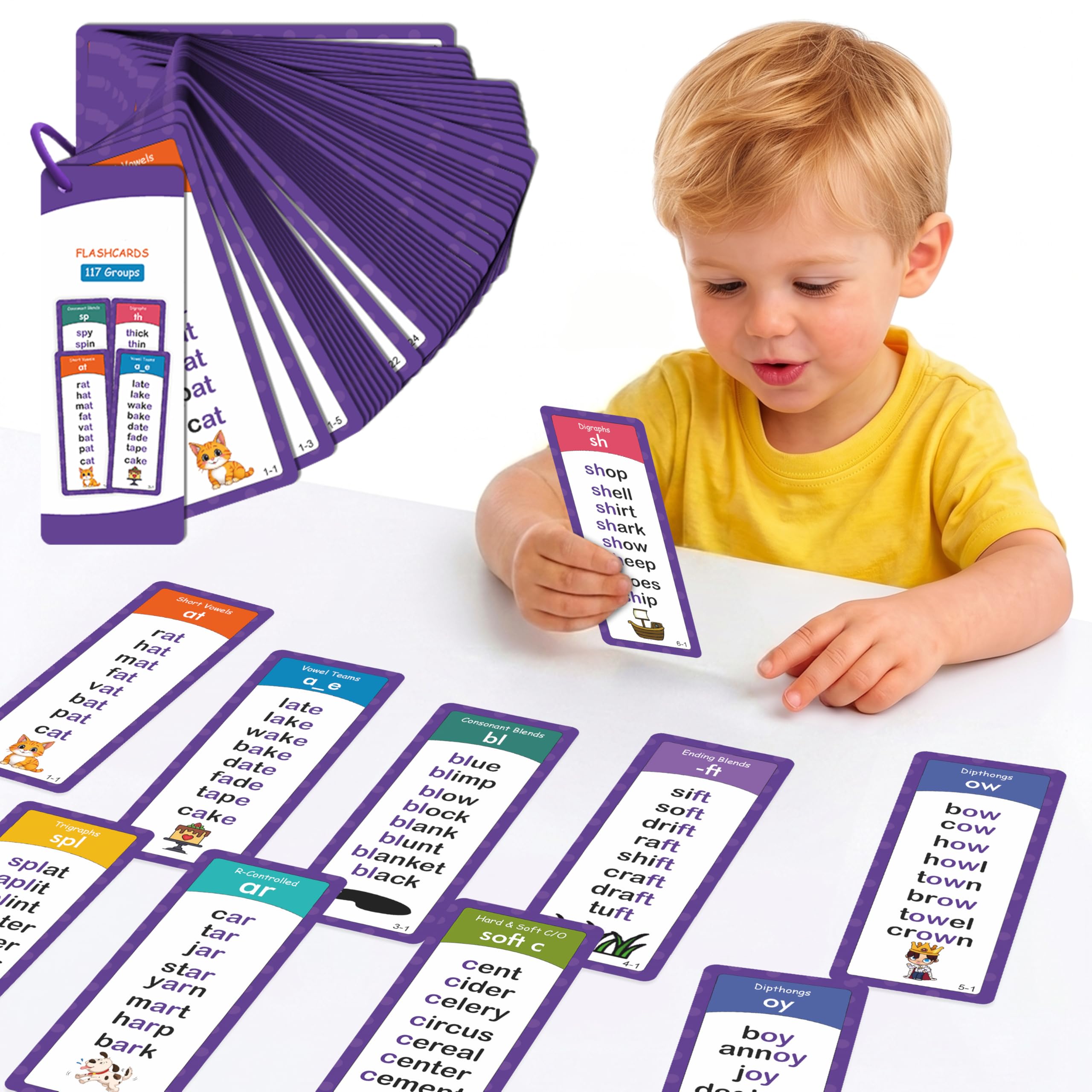 Phonics Flashcards for Kids - Ages 3-8 -1