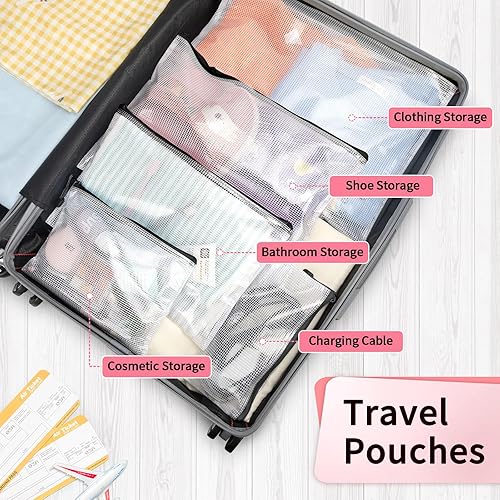 Miniatura 7 de Umriox Bolsas para lápices con cremallera, 9.2 x 4.7 pulgadas (negro, paquete de 12), bolsas para lápices a granel, bolsa transparente para lápices