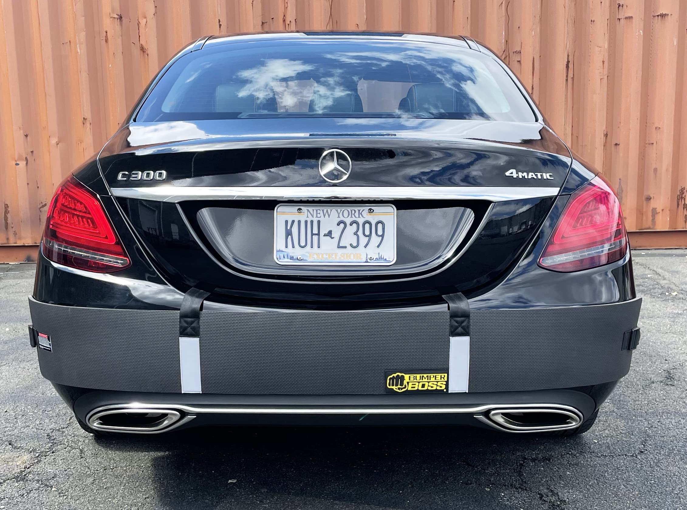 Bumper Guard - New & Upgraded Rear Bumper Protector for Cars and SUVs (76” Wide x 8” Tall)