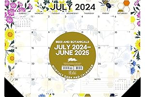 Willow Creek Press Bees and Botanicals Deskpad Calendar Large