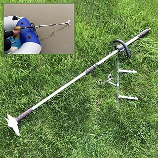 Lightweight Aluminum Alloy Drill Propeller Kit for Kayak & Canoe - Steerable Motor with Clamp/Bracket for Emergency Boat Propulsion