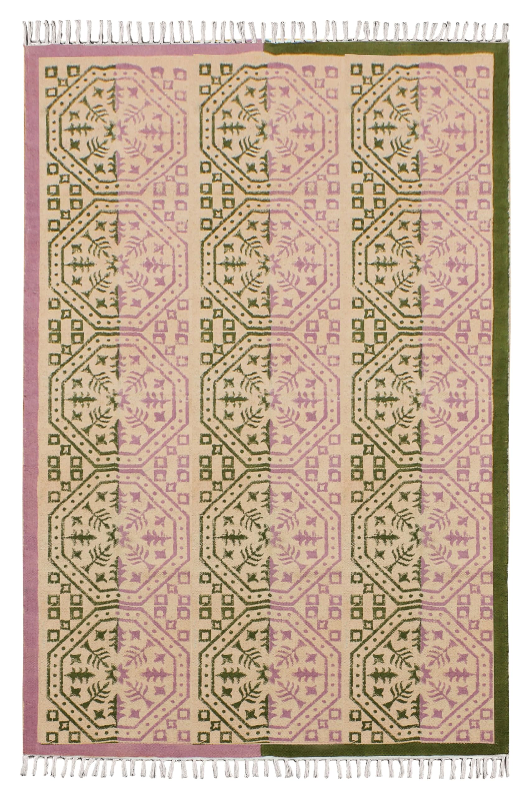 Carpette 152 x 213 cm lavable tapis tissage plat idéal cuisine et buanderie