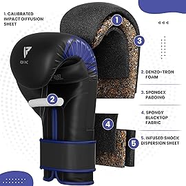 RDX Kids Boxing Gloves, 6oz 4oz Junior Training Mitts, Maya Hide Leather Ventilated Palm, Muay Thai Sparring MMA Kickboxing Fighting, Punch Bag Speed Ball Focus Pads Punching Workout