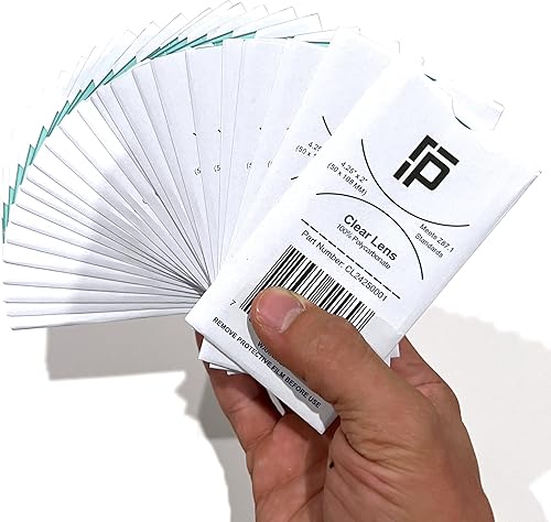 Miniatura 2 de Ridge Products Paquete de 25 lentes de soldadura transparentes, lentes transparentes de 2 x 4.25 pulgadas, placas protectoras de repuesto para