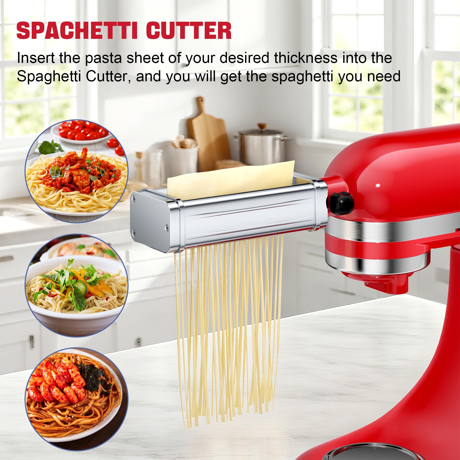 Amazon | KitchenAidスタンドミキサー用パスタメーカーアタッチメント