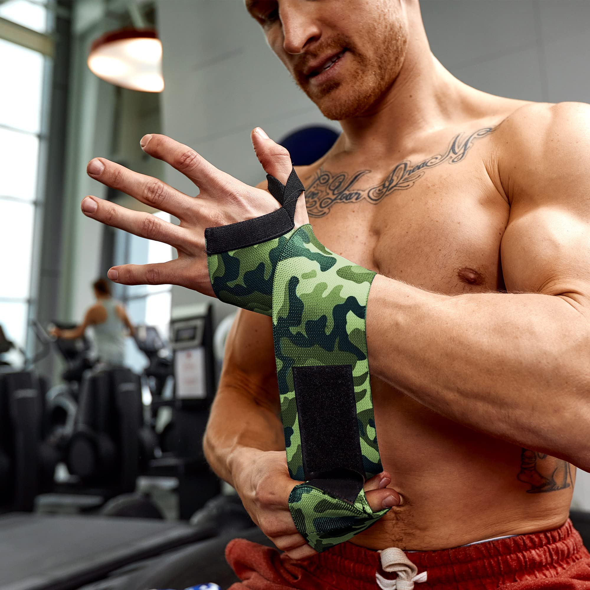 WOD Nation Wrist Wraps Weightlifting dla mężczyzn i kobiet – zestaw 2 opasek do podnoszenia ciężarów do crossfitu i treningu orbitalnego (30 cm lub 35 cm) + w zestawie torba do przenoszenia
