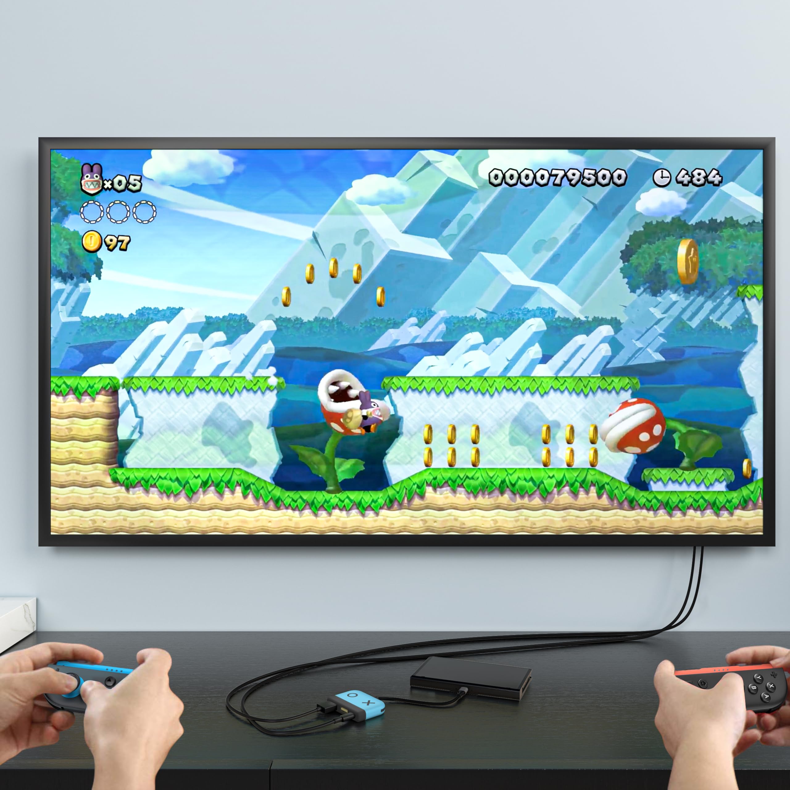 Switch Dock para Nintendo Switch 2, estación de acoplamiento portátil de repuesto para TV HDMI 4K/60HZ, puerto USB 3.0 y carga USB C, compatible con Nintendo Switch/Switch 2 Steam Deck y más