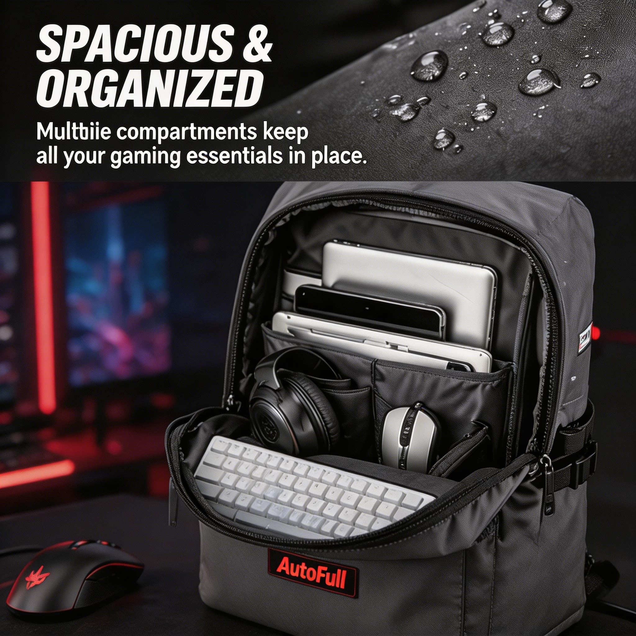 AutoFull Rucksack – Aktionsgeschenk beim Kauf von M6/G7 Gaming-Stühlen