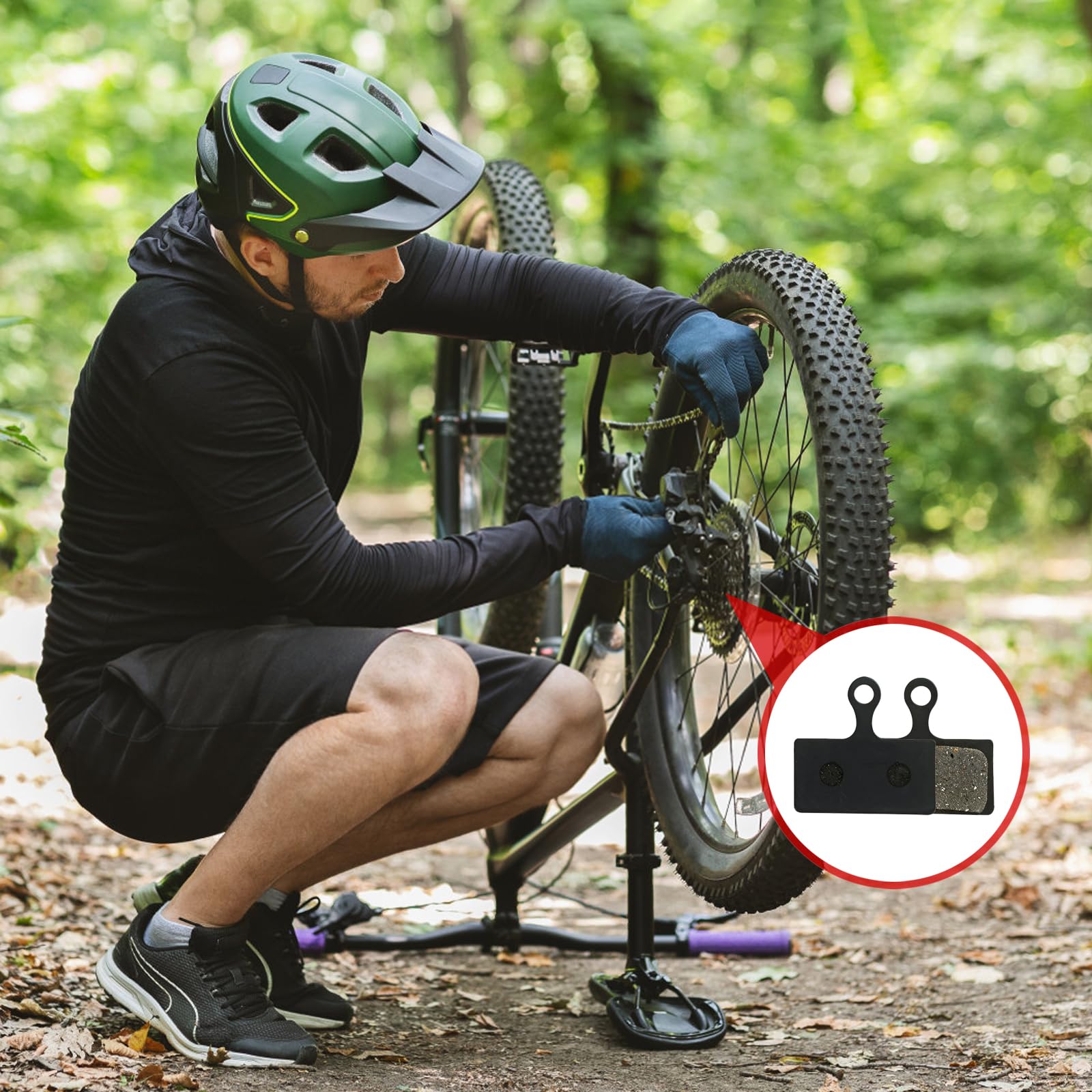 4 pary Klocki hamulcowe kompatybilne z Shimano G01S G02S G03S G01A G02A XT XTR SLX Deore Alfine Road I Ciche klocki z żywicy organicznej I do roweru elektrycznego, hybrydowego MTB