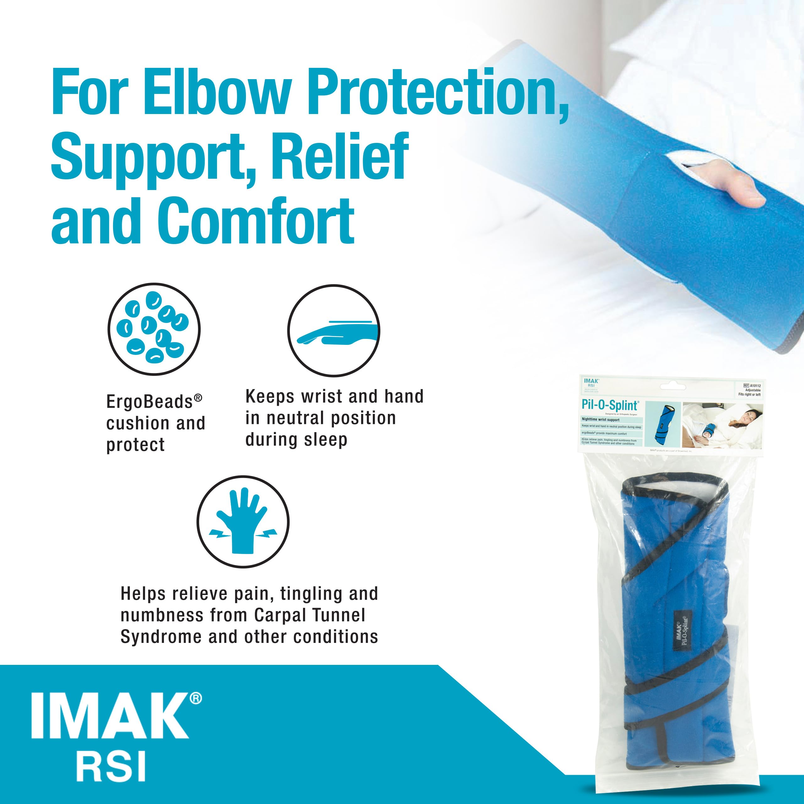 De IMAK A10312 Azul universal Pil O Splint