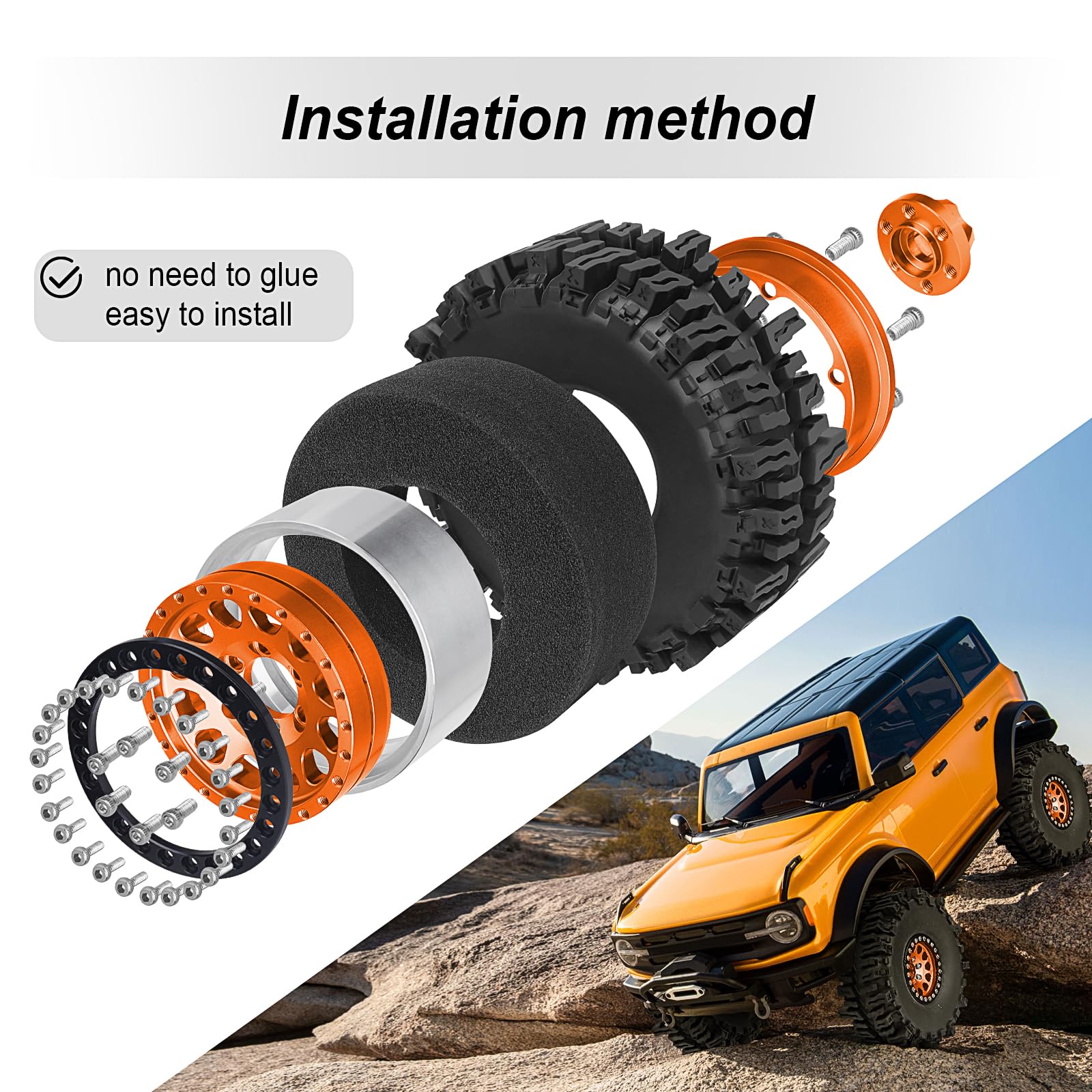 Amazon | HobbyPark ソフトラバー 1/10 RCクローラー 1.9 マッド