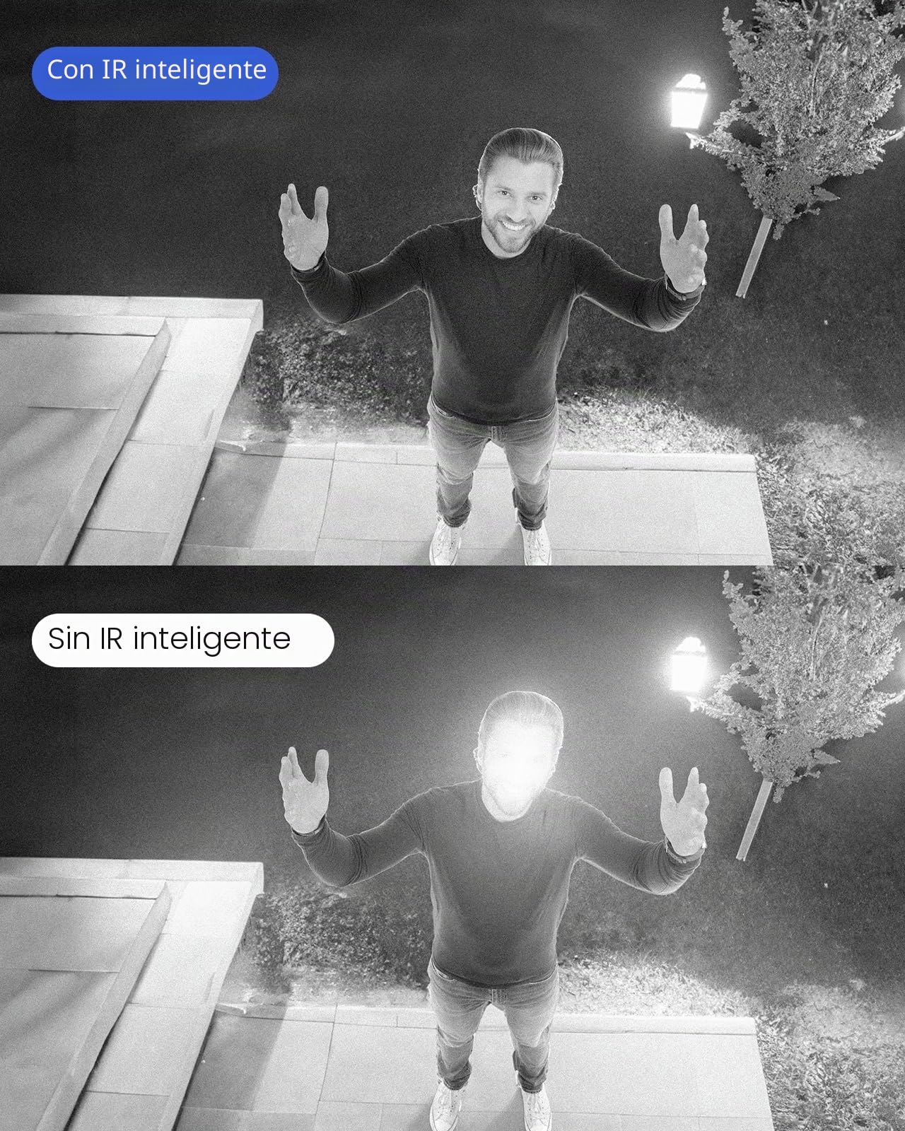 ANNKE Paquete de 4 cámaras de vigilancia de seguridad para el hogar HD-TVI 1080P, visión nocturna de 2 MP, visión nocturna inteligente a color, carcasa impermeable IP67