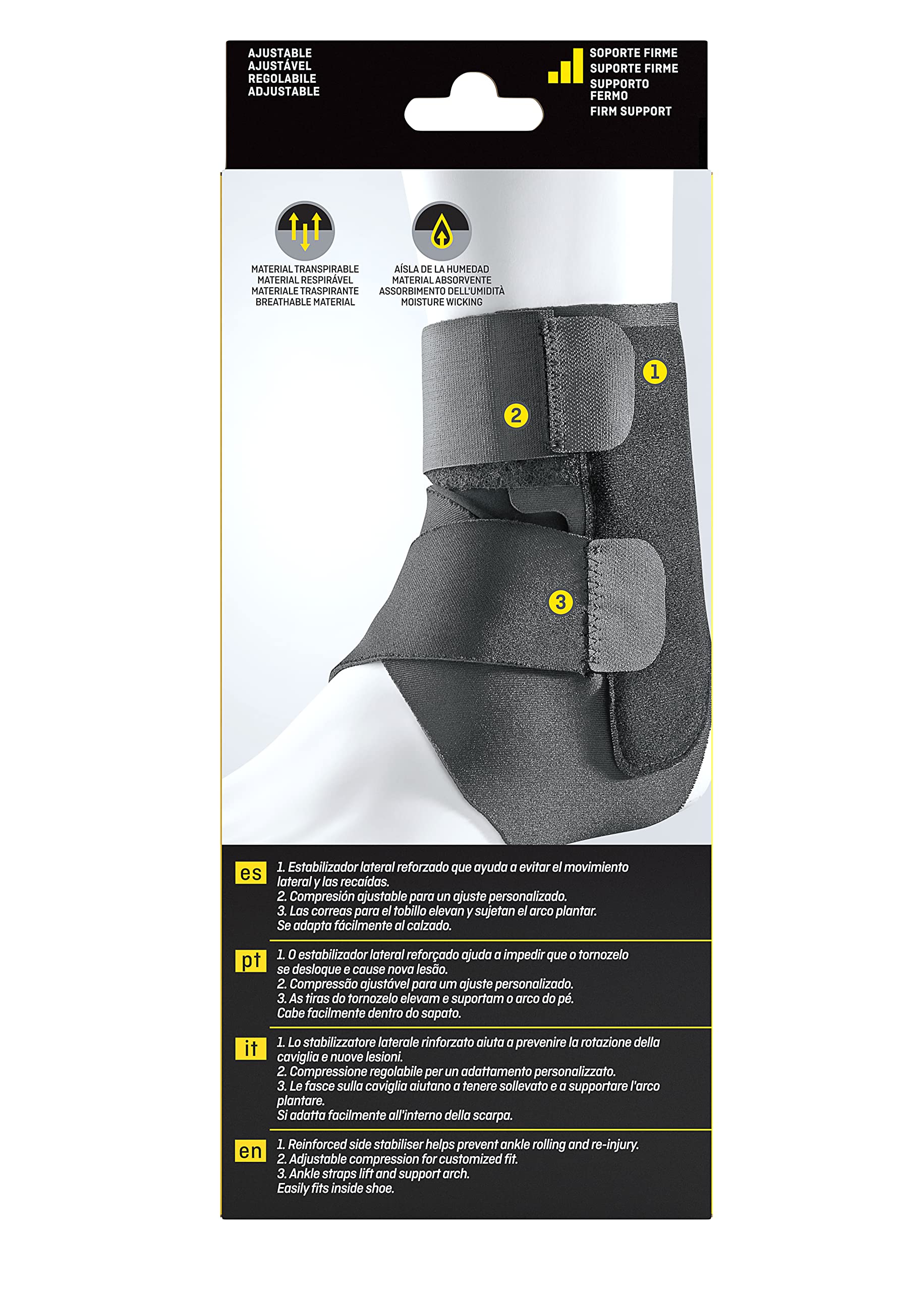 FUTURO Stabilizzatore per Caviglia - Aiuta a Stabilizzare e Supportare Caviglie Deboli, Dolenti o Lesionate, Regolabile