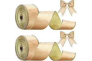 Lyrow Elegant Christmas Ribbon: Adorn Your Festivities with Timeless Charm