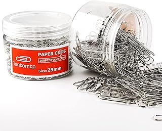 Paper Clips, 2-Pack Paperclips, Paper Clip, Silver Paper Clips, Suitable for Office, School, and Daily use, Also Used for ...