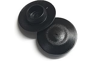 3/8" (0.375 inch) Flush Mount Black Plastic Body and Sheet Metal Hole...