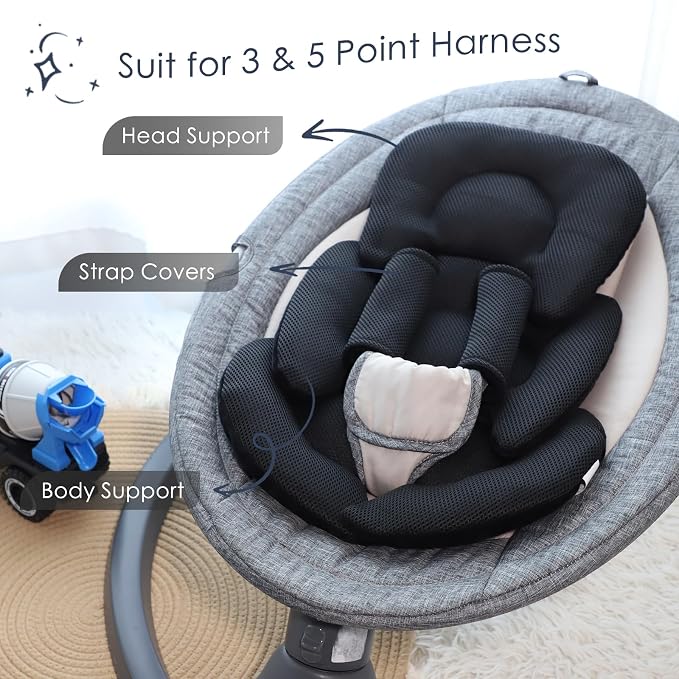 Reductor para asiento de auto infantil para recién nacido miniatura 4