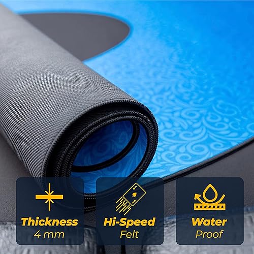 Miniatura 1 de Triton - Tapete de mesa de póquer portátil para 10 jugadores  cartas de póquer premium Triton para póquer Texas Holdem