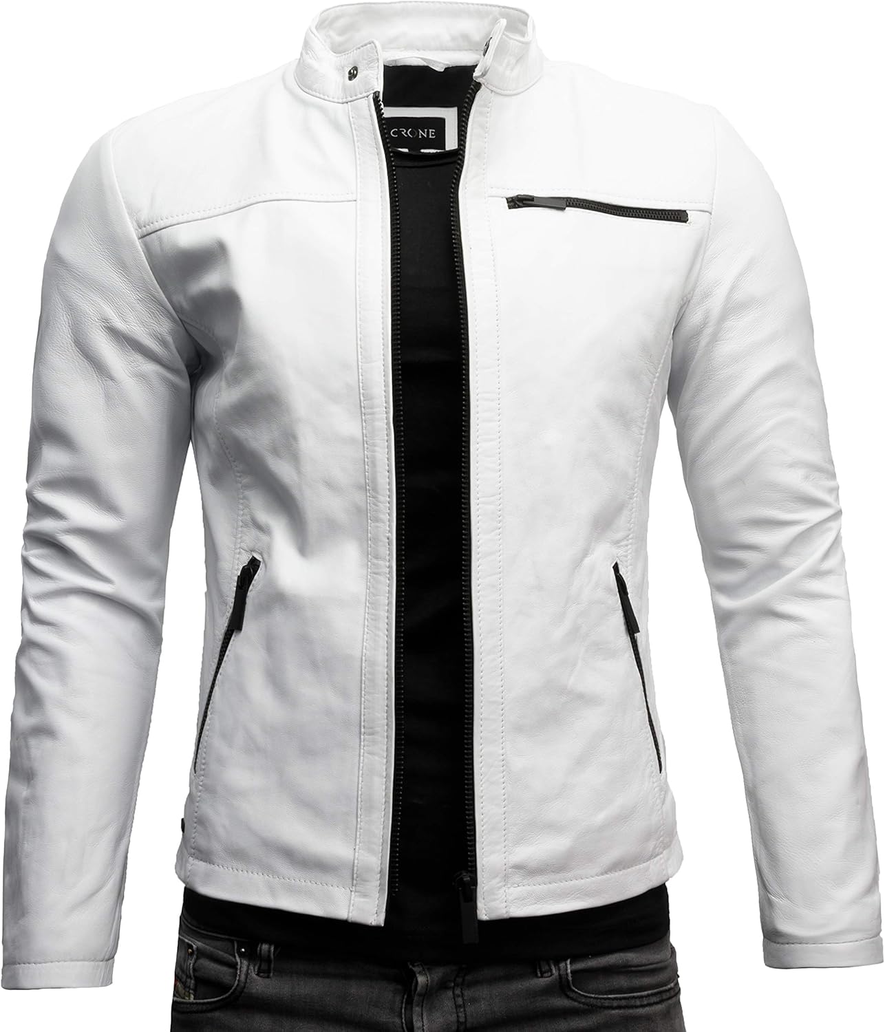 Crone Epic mens leather jacket Clean Basic leather New Caledonia