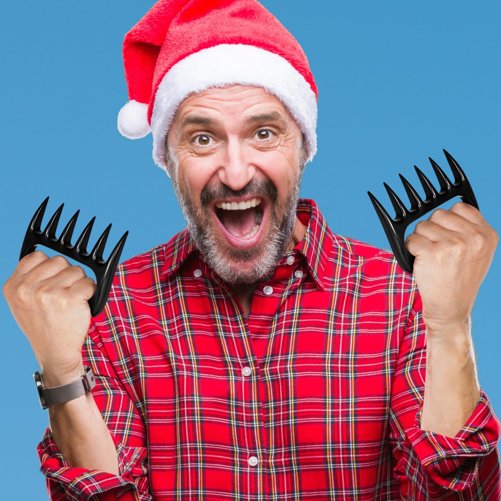 SURDOCA Idee Regalo Uomo, Natale - Accessori Plastica Barbecue Attrezzi Artigli Pulled Pork, Originale Utile