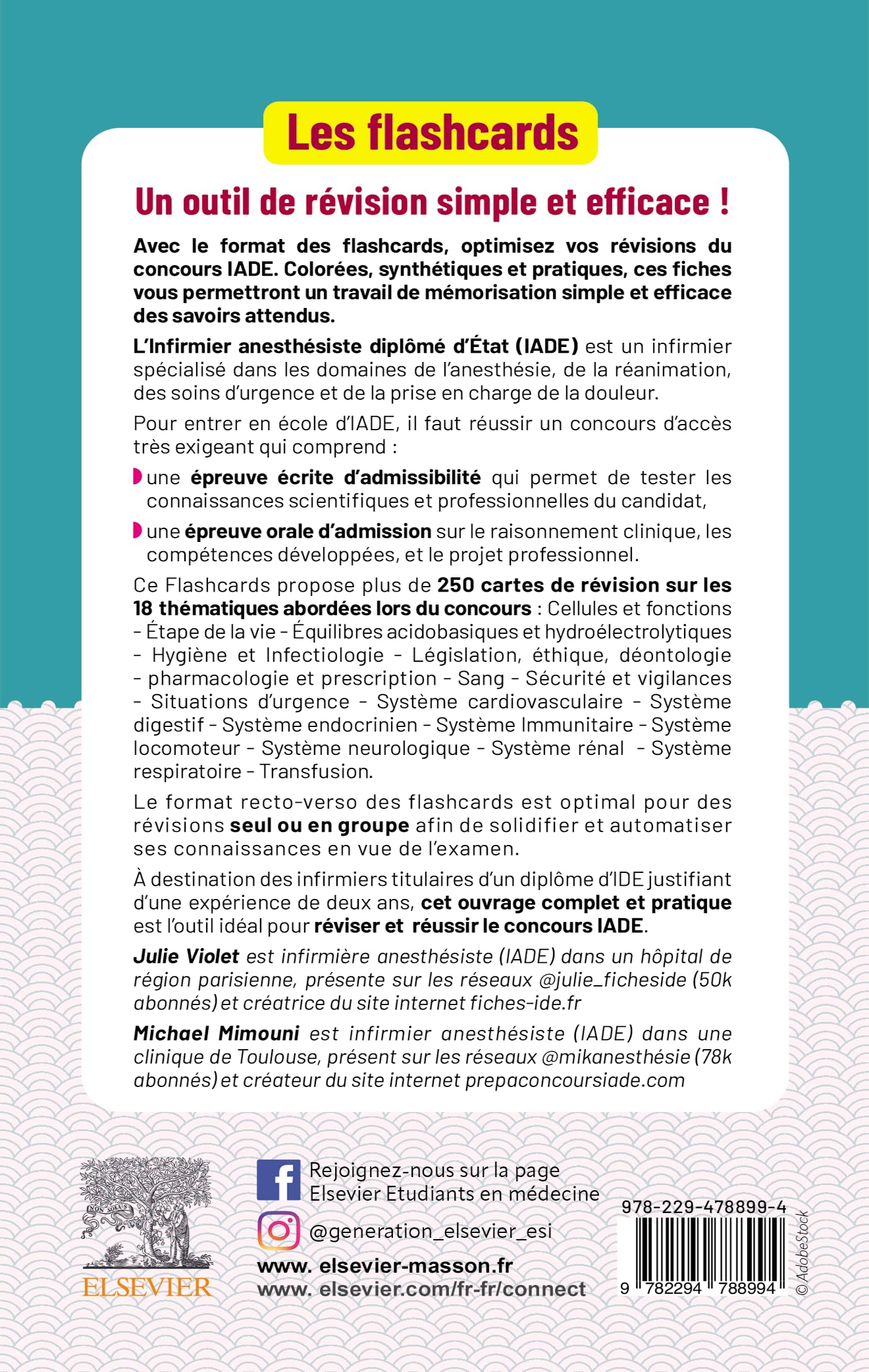 Flashcards concours IADE: Infirmier anesthésiste