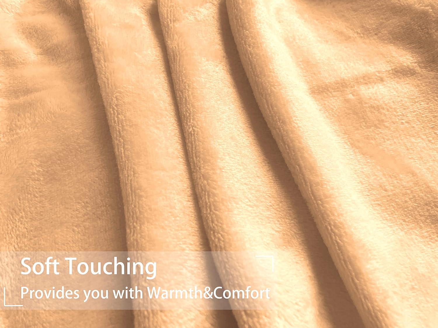 review Soft Puppy Flannel Fleece Blanket for Pet Dog Cat, Plush Microfiber, Cozy and Lightweight, Camel, Pet, 19 x 27 inch (50 x 70 cm)