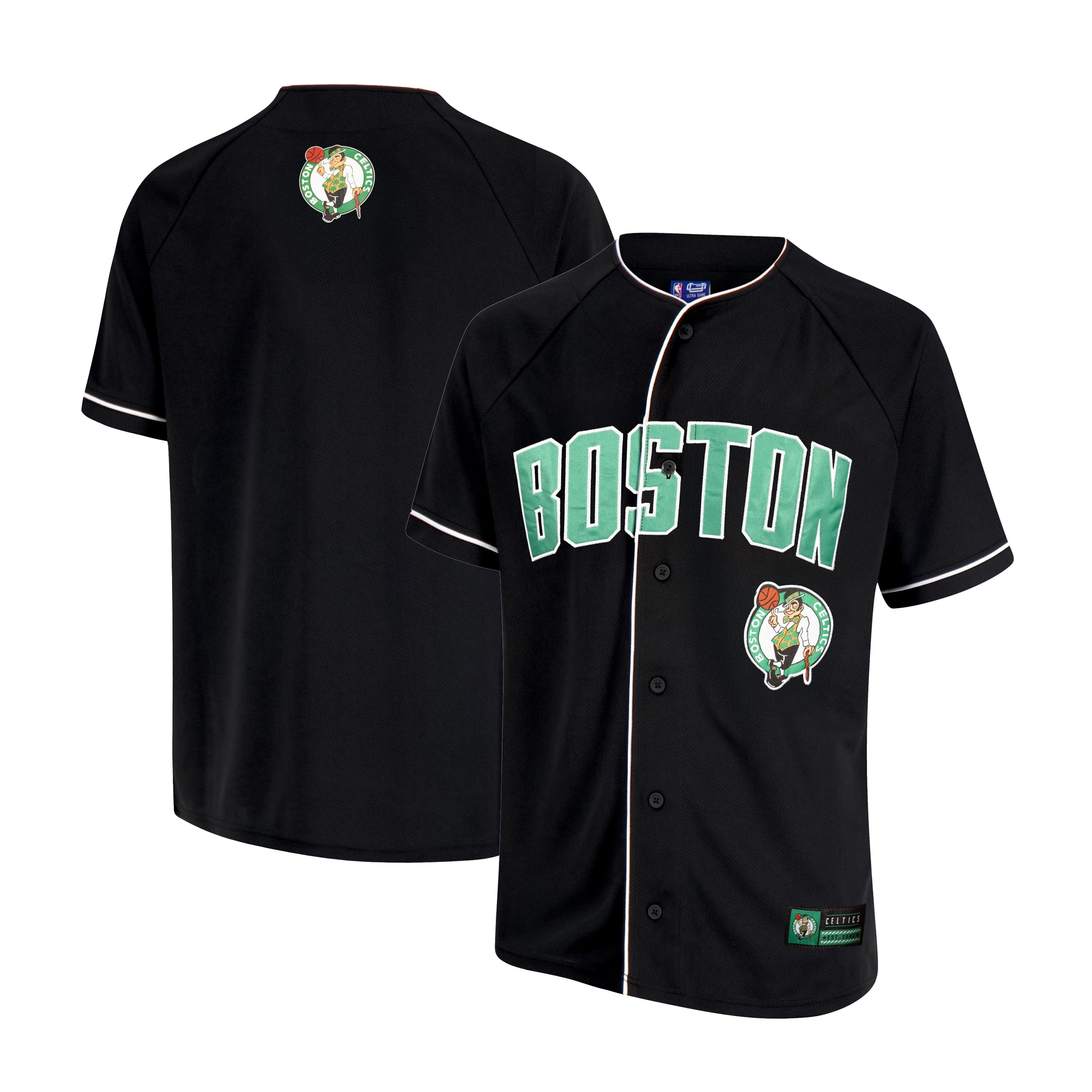 Ultra Game Men's NBA Official Super Soft Button Down Baseball Shirt