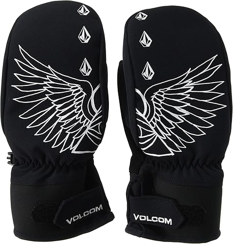 Miniatura 2 de Volcom Nyle - Manopla de esquí para hombre con aislamiento de tubería y parque negro Camo Black