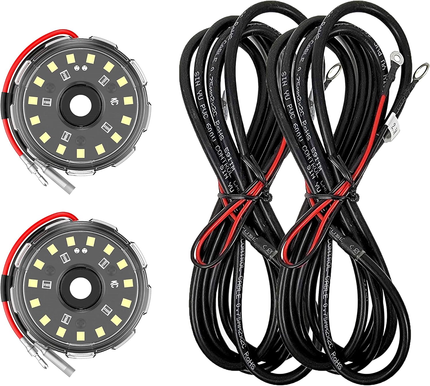 Two-Light Add-On Cyclone V2 Kit - Amber - 2.5 Meters Long