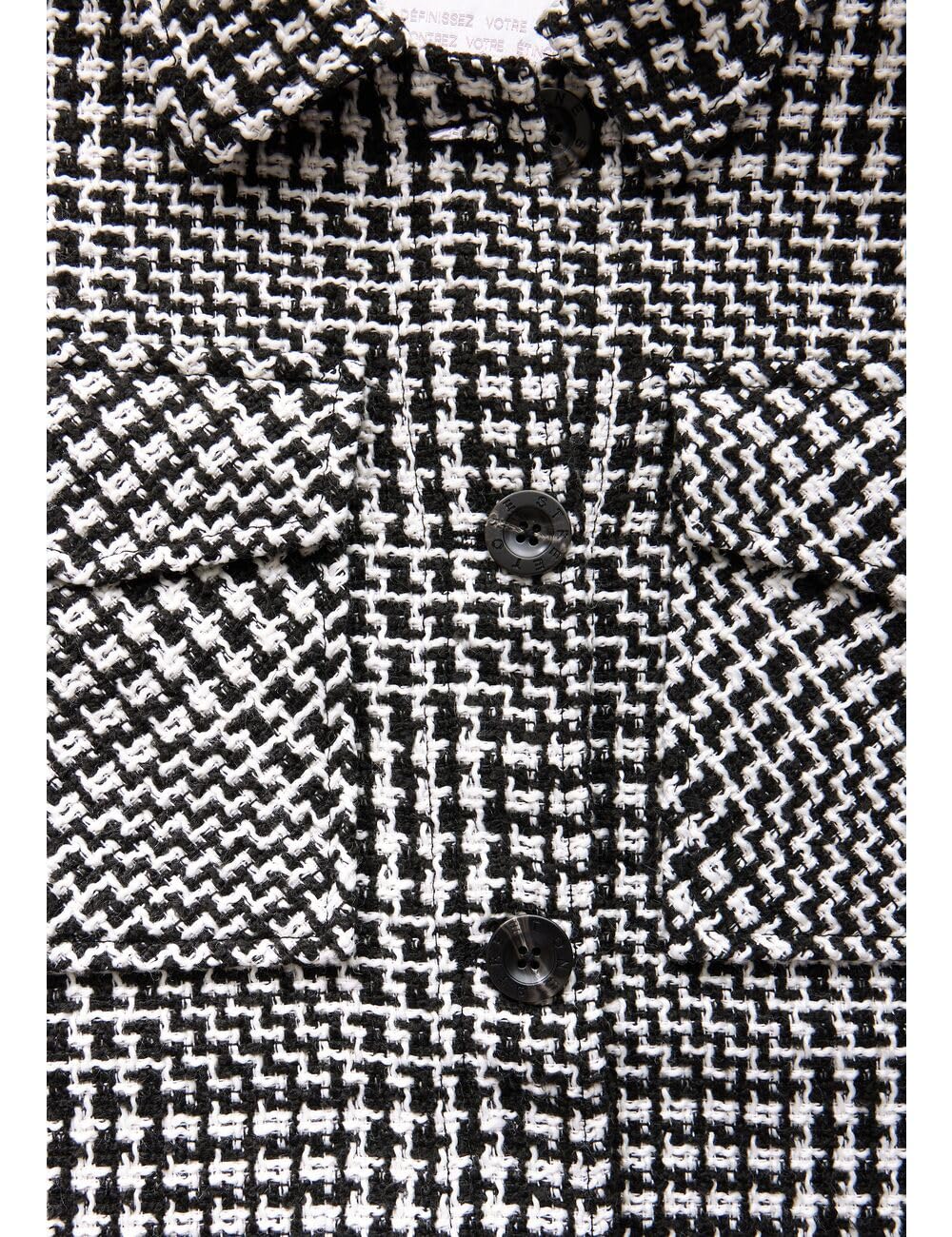 STREET ONE A212326 Chaqueta Bouclé a cuadros Mujer