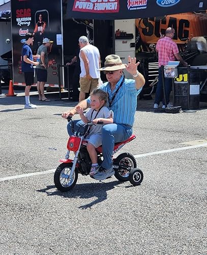 Miniatura 8 de Burromax TT250 Motocicleta de tierra eléctrica para niños, 250w 24v 7ah, 2 velocidades, hasta 14 mph, para ciclistas de hasta 150 lb, mini bicicleta