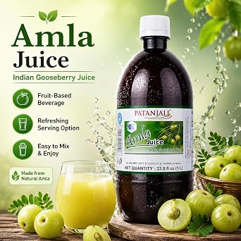Patanjali Amla Juice, 1Liter / 33.82 fl oz