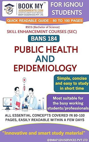 IGNOU BANS 184 Public Health and Epidemiology Study Material For IGNOU Students Latest Edition (Quick Readable Note) | Simplify Your Studies