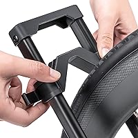 Vista 3 de CHEPARK Soporte de Piso para Bicicleta - Soporte de Bicicleta Interior para Garaje/Hogar - Almacenamiento de Bicicletas Soporte de Estacionamiento