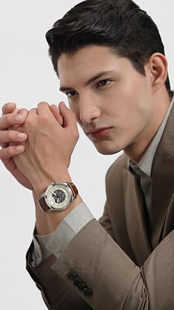 Fossil Men's Watch, Grant Quartz Stainless Steel Chronograph Watch for Men