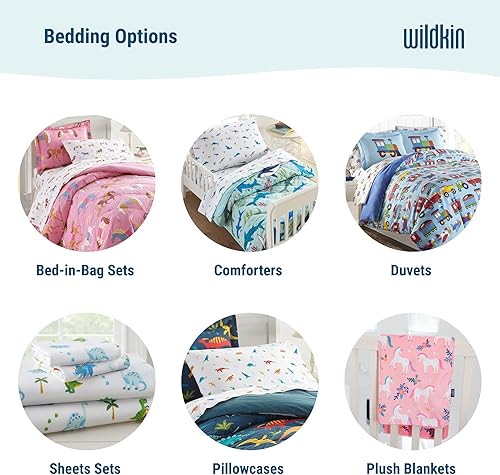 Miniatura 8 de Wildkin Sábana bajera ajustable de microfibra para cuna para niños y niñas, sábanas de cuna miden 52 x 28 pulgadas, sábanas de cuna de tela suave y