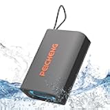 PEICHENG Speaker, Portable Wireless Bluetooth Speakers, Waterproof Loud Stereo Sound with RGB Lights TWS Paire Long Playtime for Home/Party/Outdoor, Electronic Gadgets (1PCS, Gray)