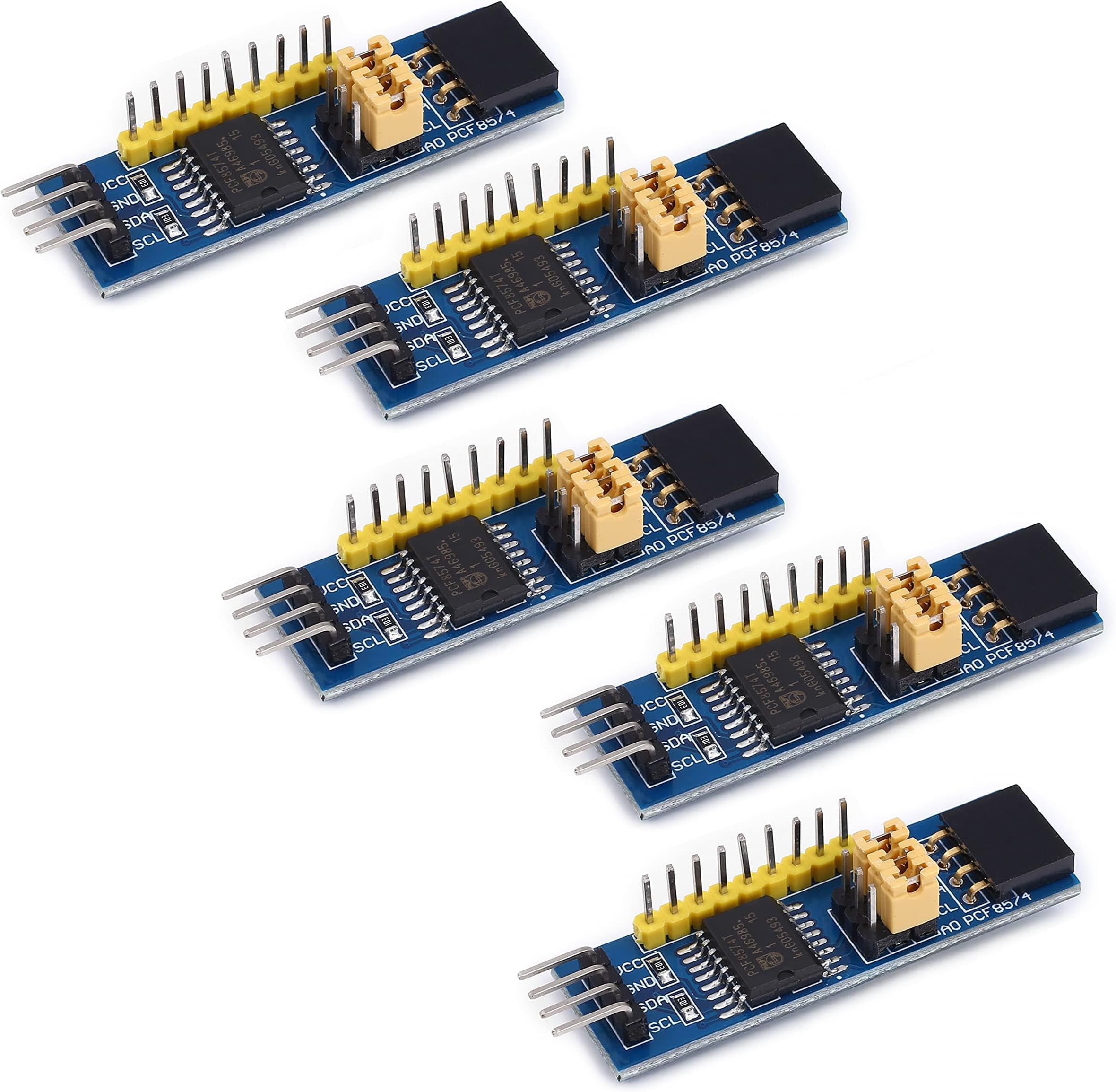Teyleten Robot PCF8574T PCF8574 IO Expansion Board Module I2C IO Expander Module (5pcs)