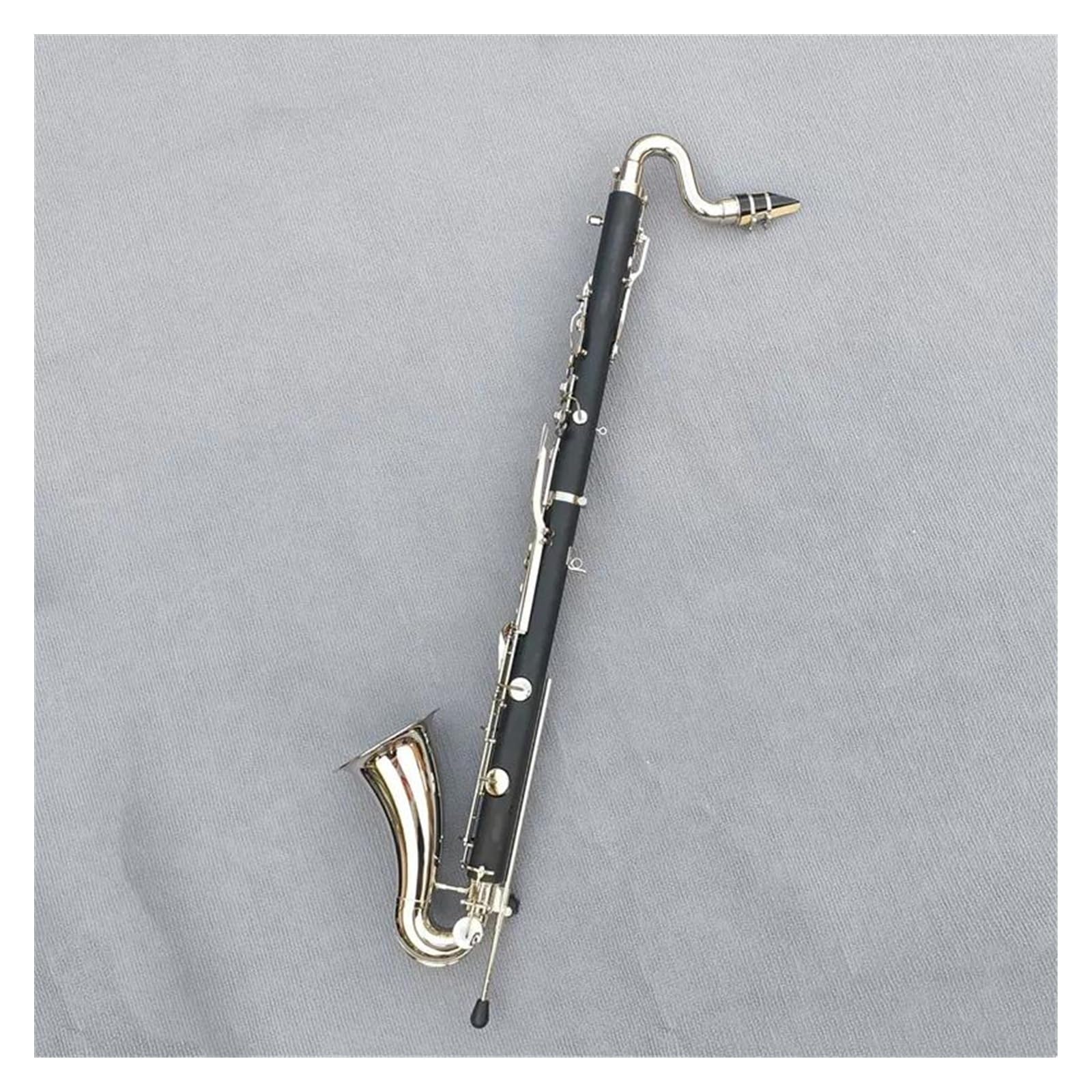 Chiavi Placcate In Argento Clarinetto Basso Tono In Sib Strumento Per Clarinetto Con Corpo In Bachelite Con Scatola Di Immagazzinaggio Clarinetto Set