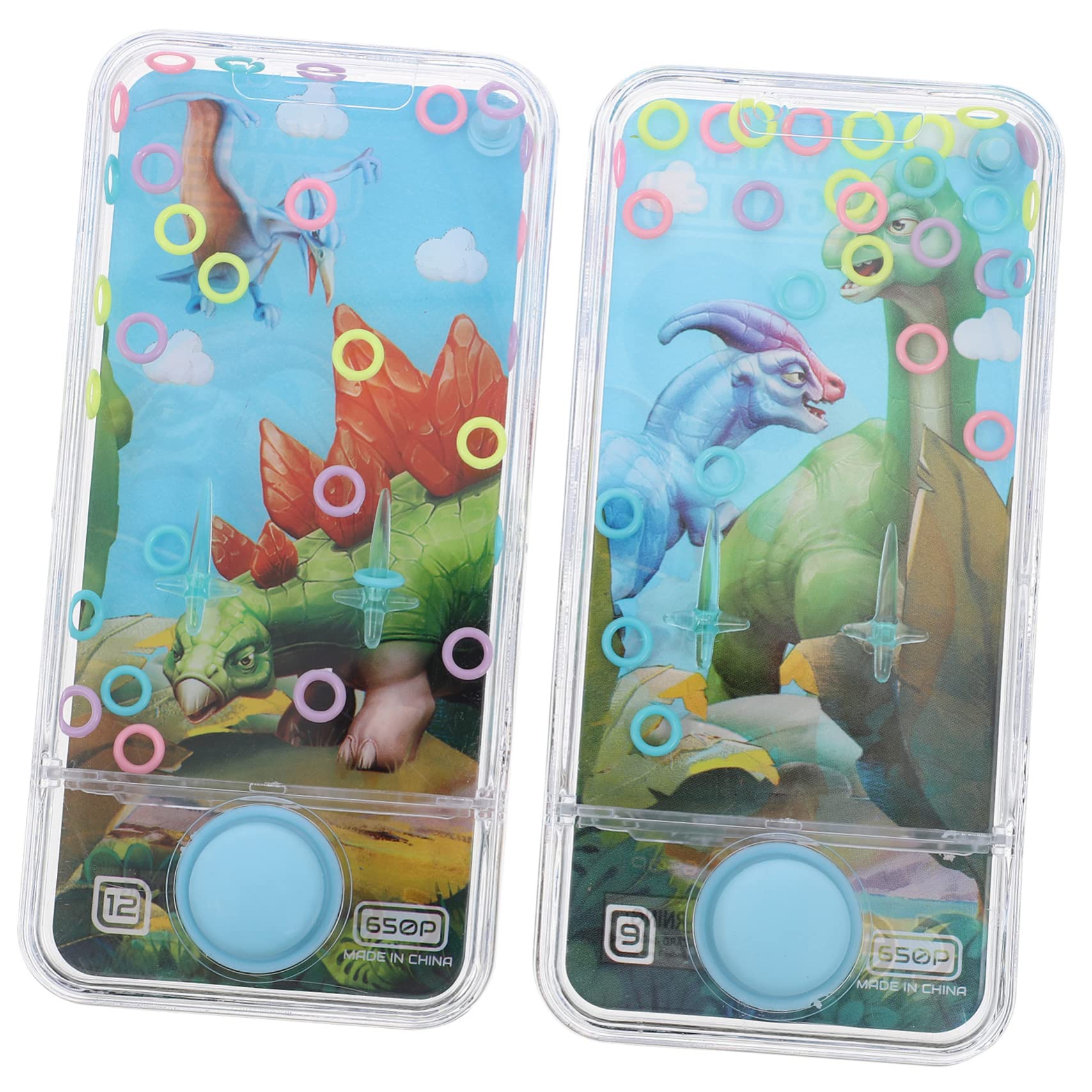 ERINGOGO Jeu d'eau Portable 2 Pièces Anneaux et Jouet d'eau pour Garçon et Filles
