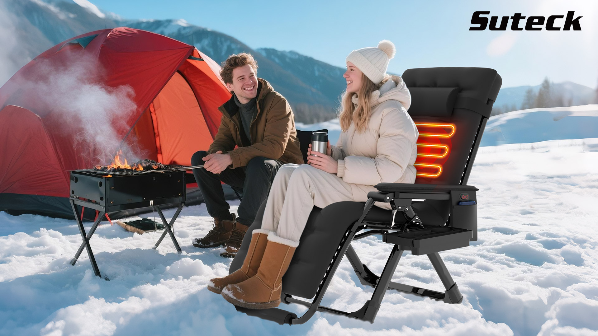 Amazon.com : Suteck Heated Zero Gravity Chair, 29